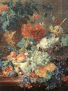 HUYSUM, Jan van Fruit and Flowers s Sweden oil painting artist